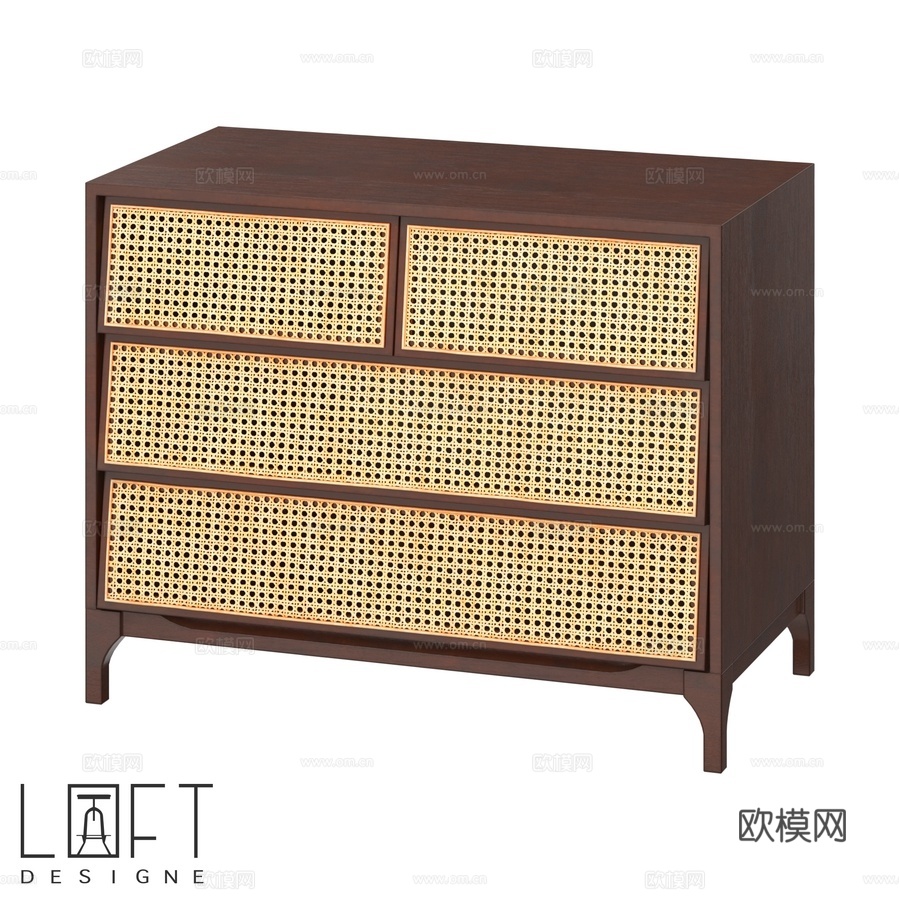 抽屉柜 LoftDesigne 82005 型号3d模型