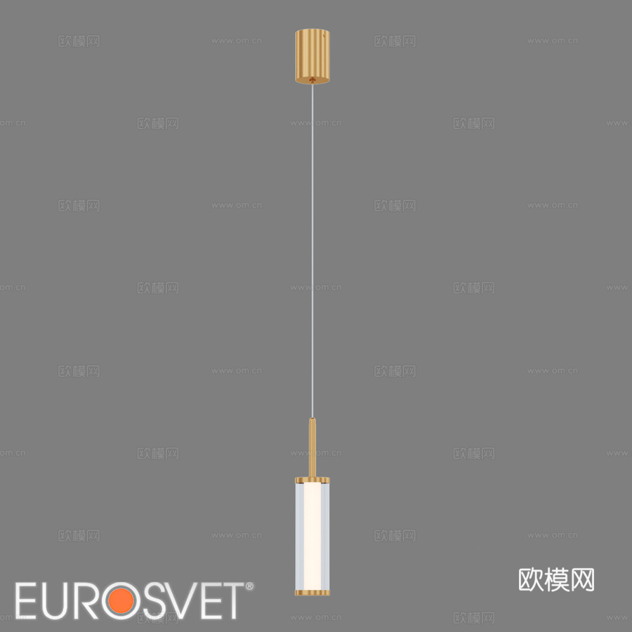 OM 吊灯 LED 灯 Eurosvet 50386 1 L3d模型