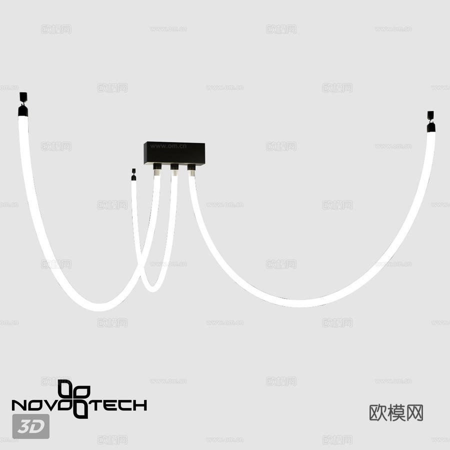 适用于359128-359133型号的Novot表面安装底座3d模型下载