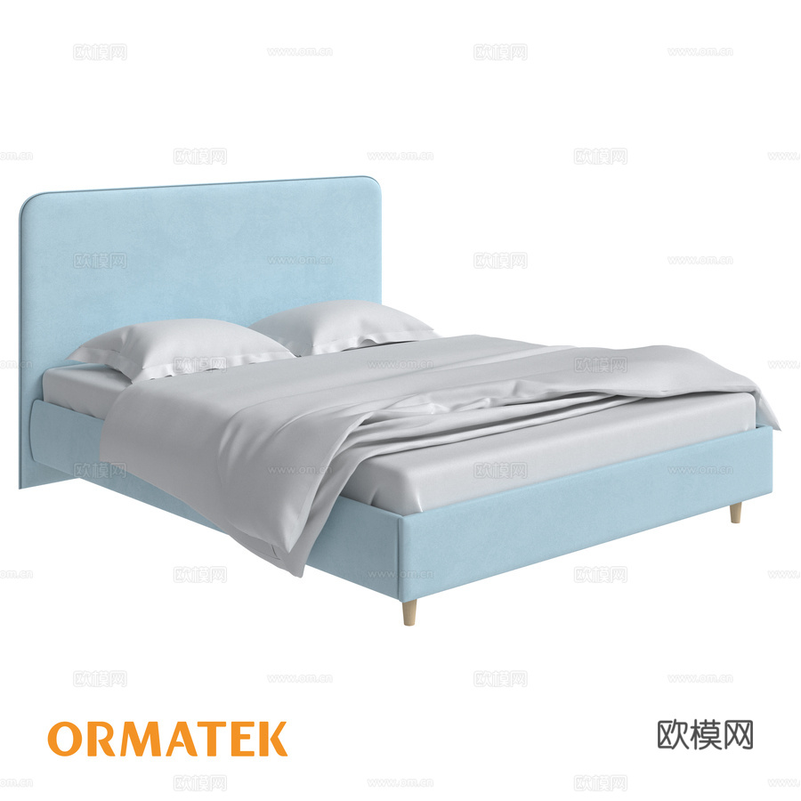 Mia床3d模型下载