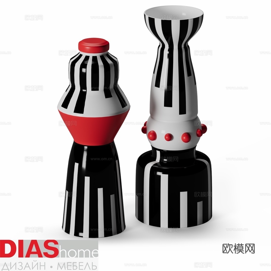 (OM) 孟菲斯烛台3d模型下载