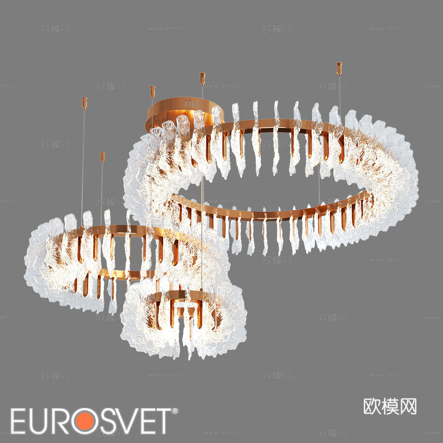 OM LED吊灯 Bogate s 90374 3 Farf3d模型下载
