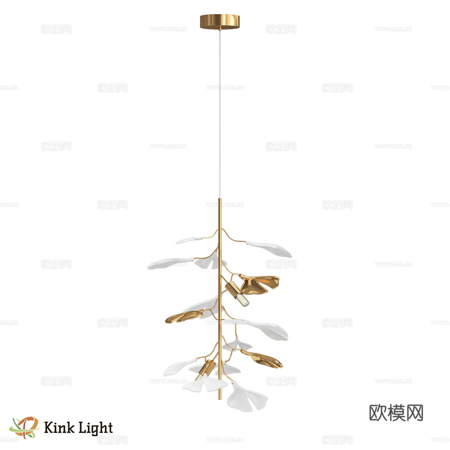 吊灯 Siri 黄铜 07868-2A,36 OM3d模型下载