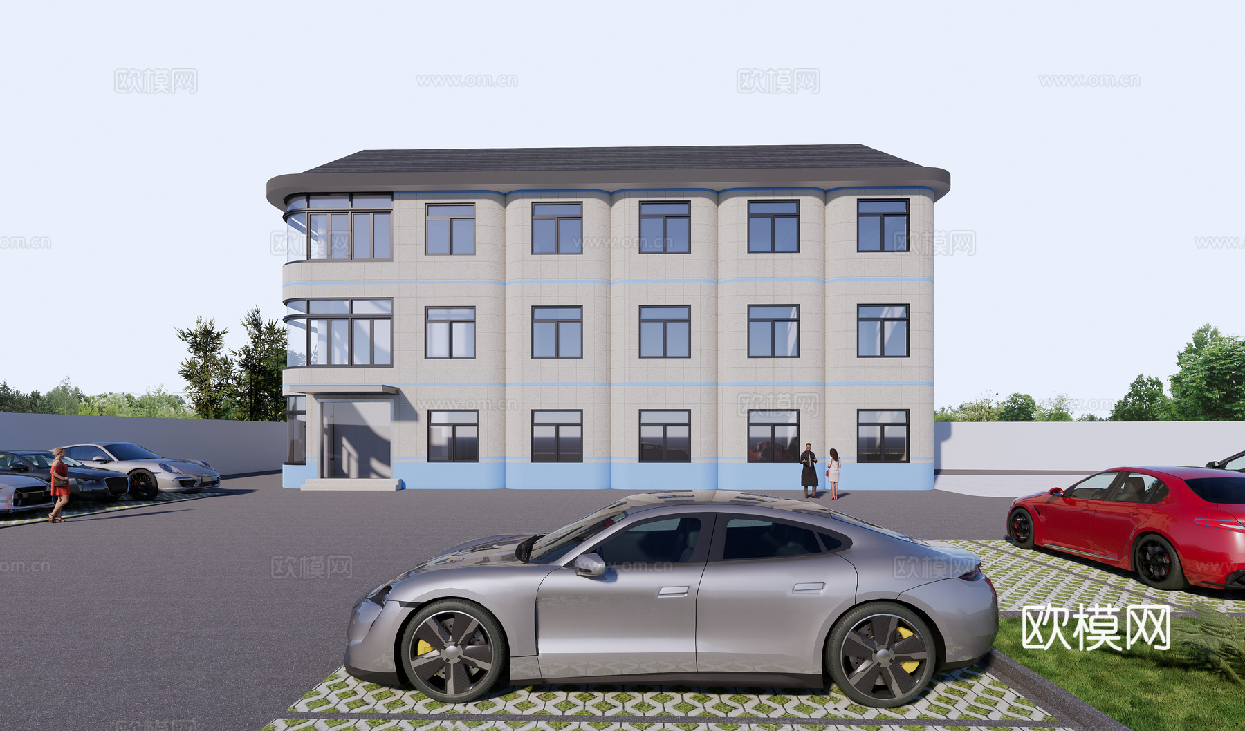 环卫所 垃圾站 办公大楼最新全套施工图cad施工图