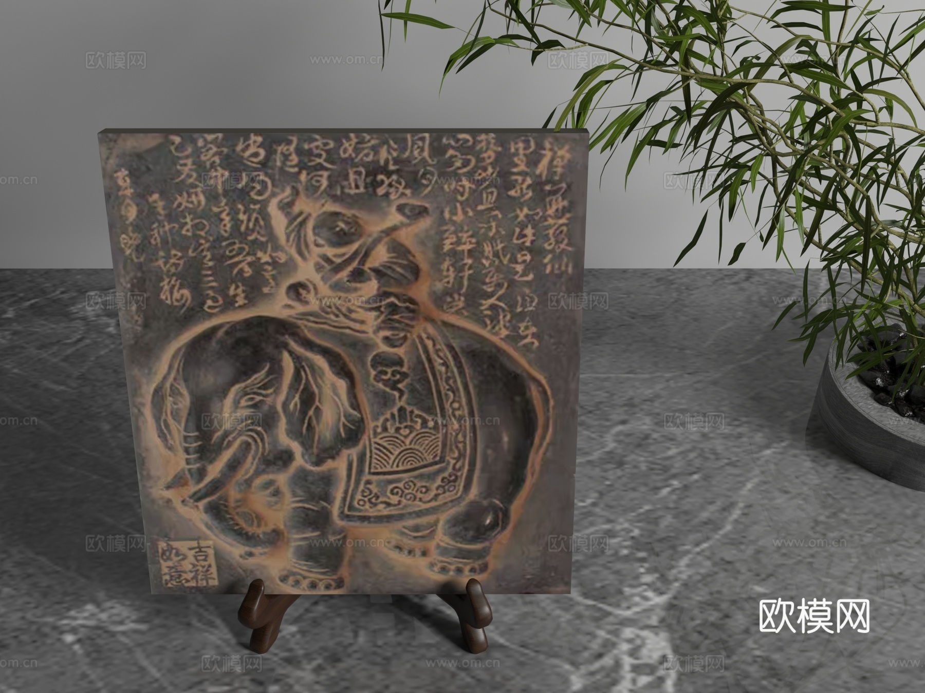 现代装饰摆件3d模型下载