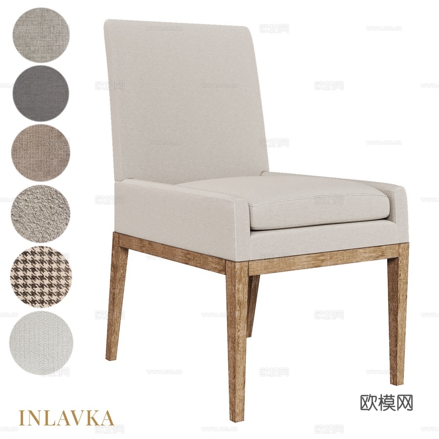 OM极简主义椅子3d模型