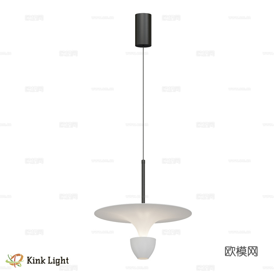 Amiga 白色黑色吊坠 07550-1A,01(19) O3d模型下载