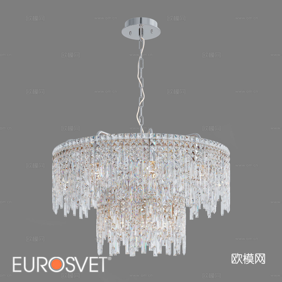 OM水晶吊灯 Eurosvet 601603d模型下载