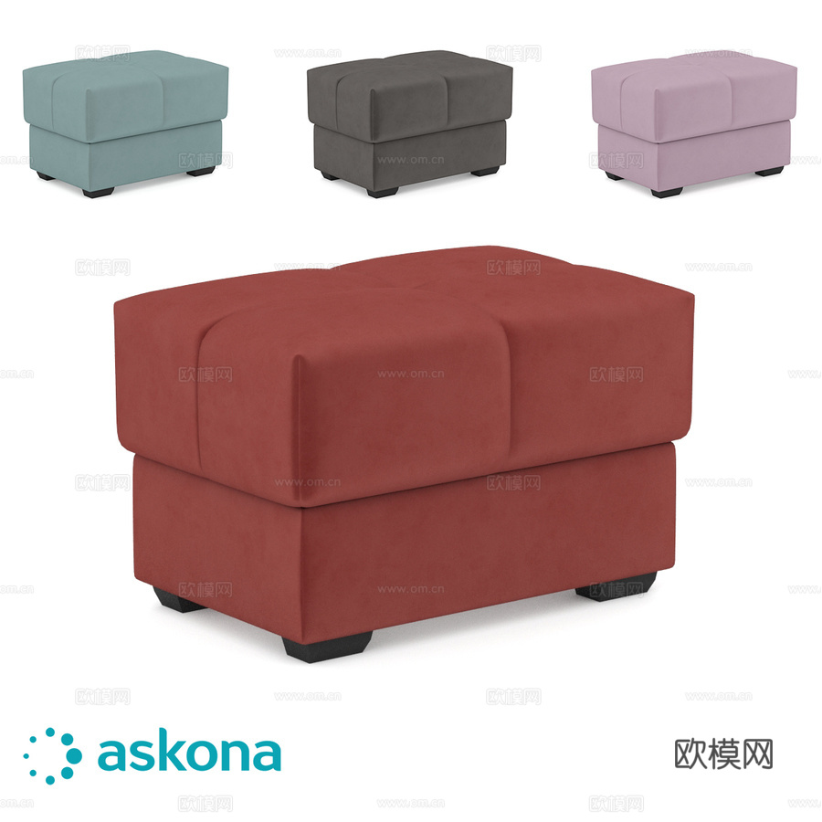 卡琳娜诺瓦休闲凳3d模型下载