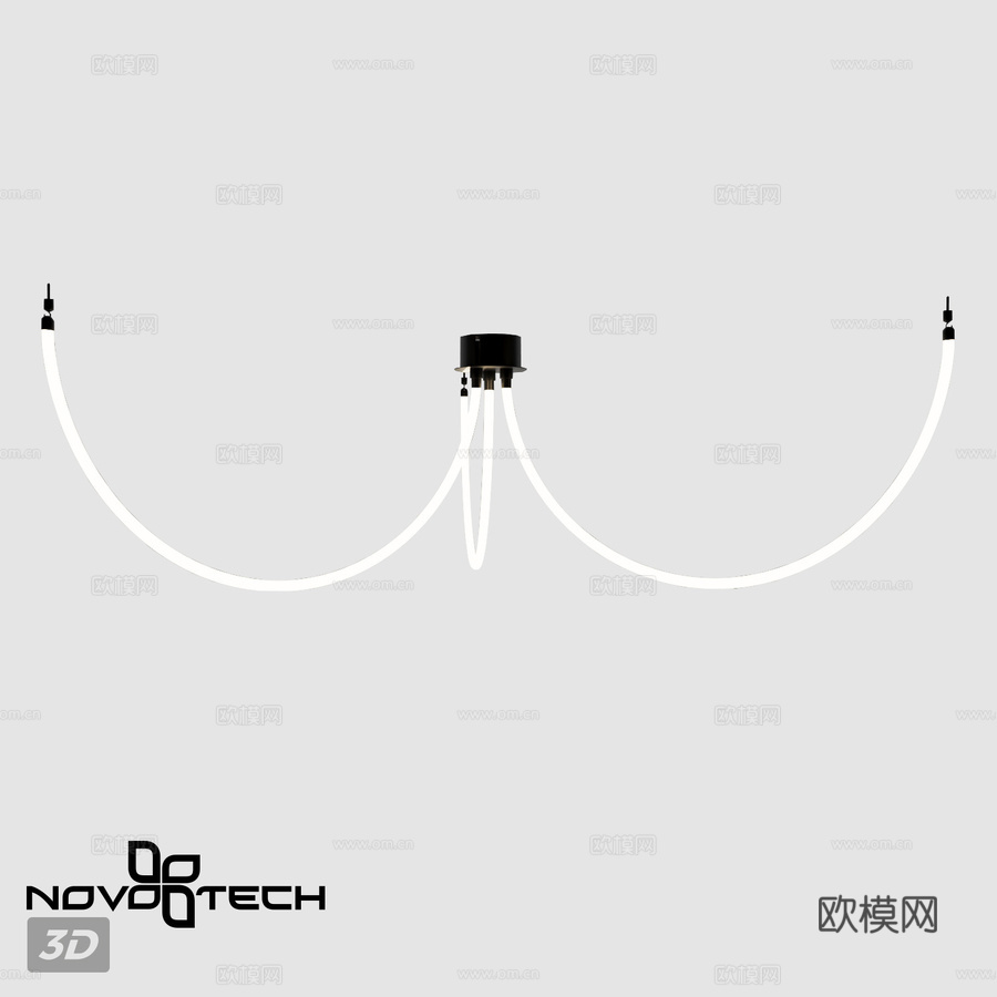 适用于359128-359133型号的Novot表面安装底座3d模型