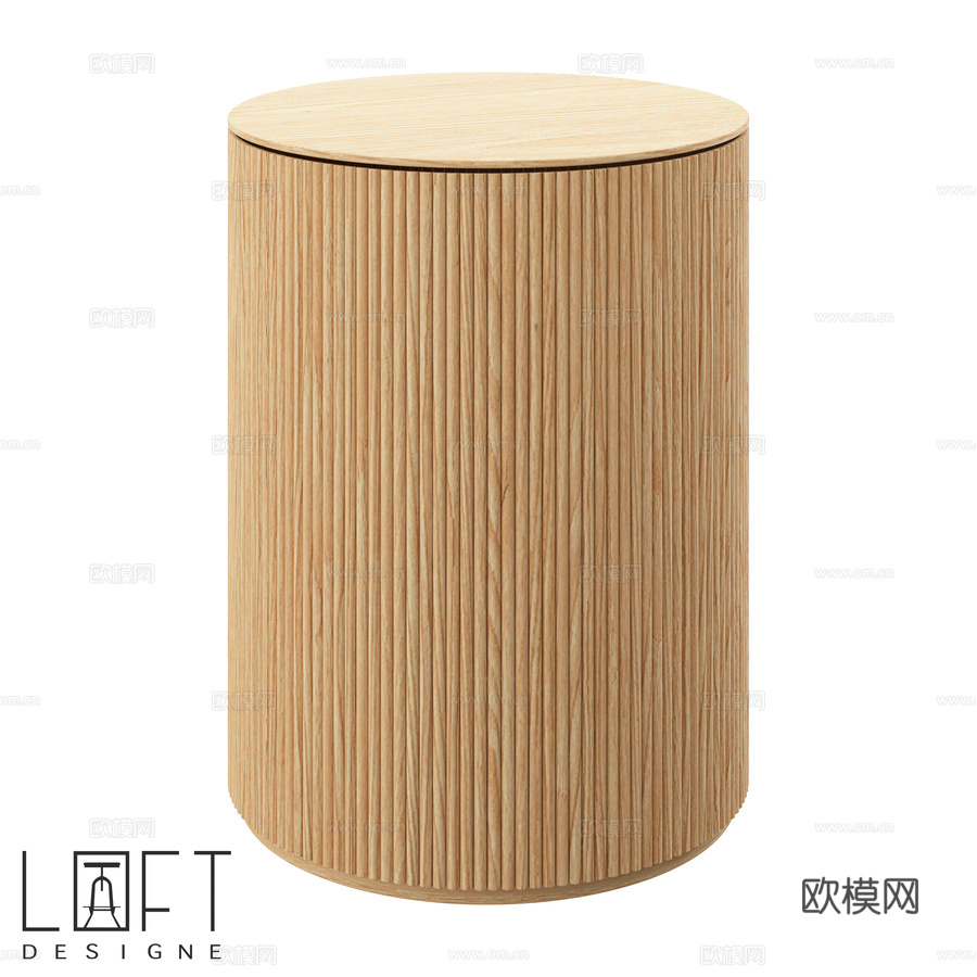 LoftDesigne 60122款咖啡桌3d模型下载