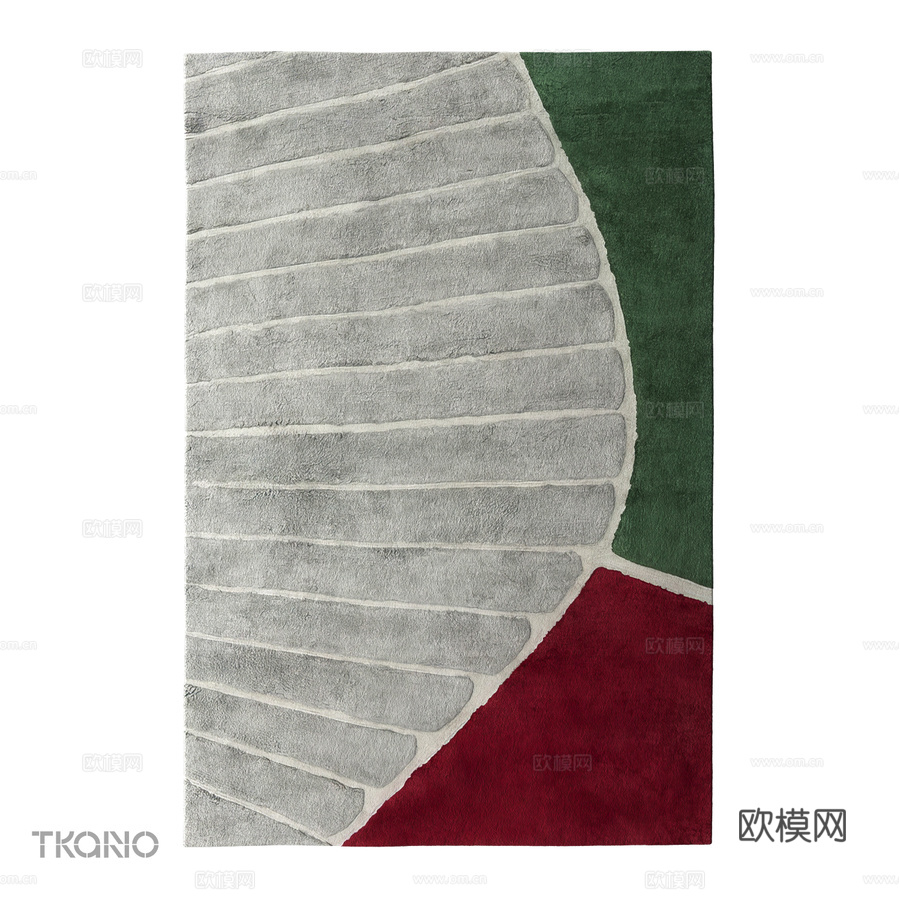 OM棉质地毯（Ter茶园纹样）3d模型下载