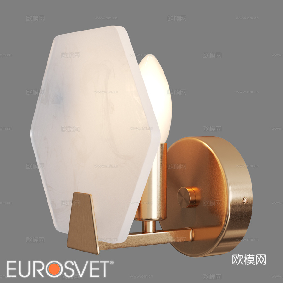 OM大理石扩散器壁灯 Eurosvet 601583d模型下载