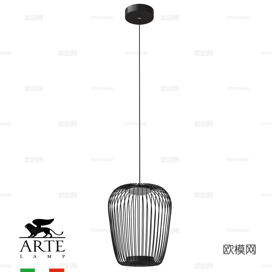 ARTE灯具OM A3528SP-12BK3d模型下载