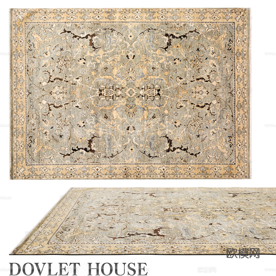 OM地毯 DOVLET HOUSE (art. 20962)3d模型下载