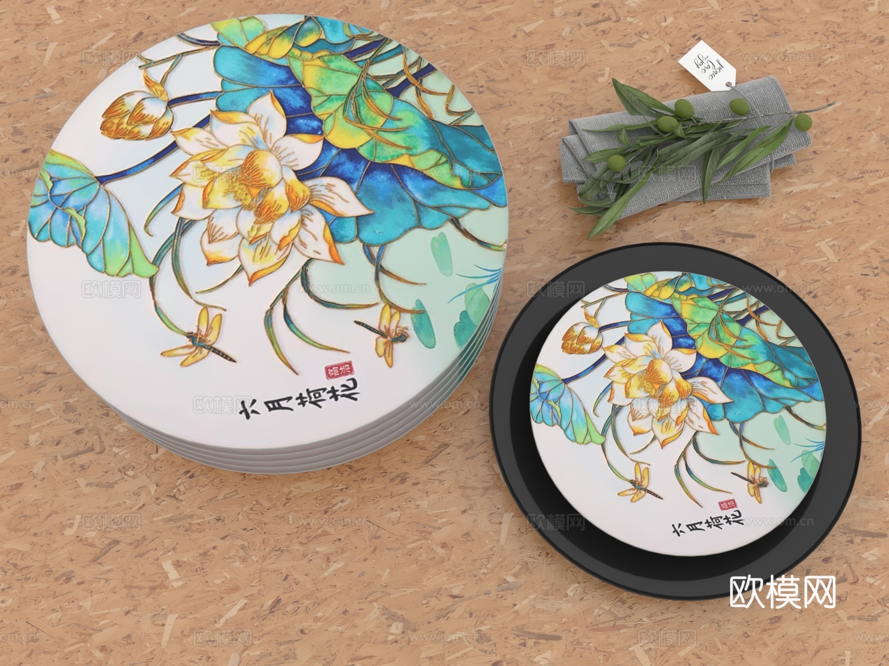 现代装饰摆件3d模型