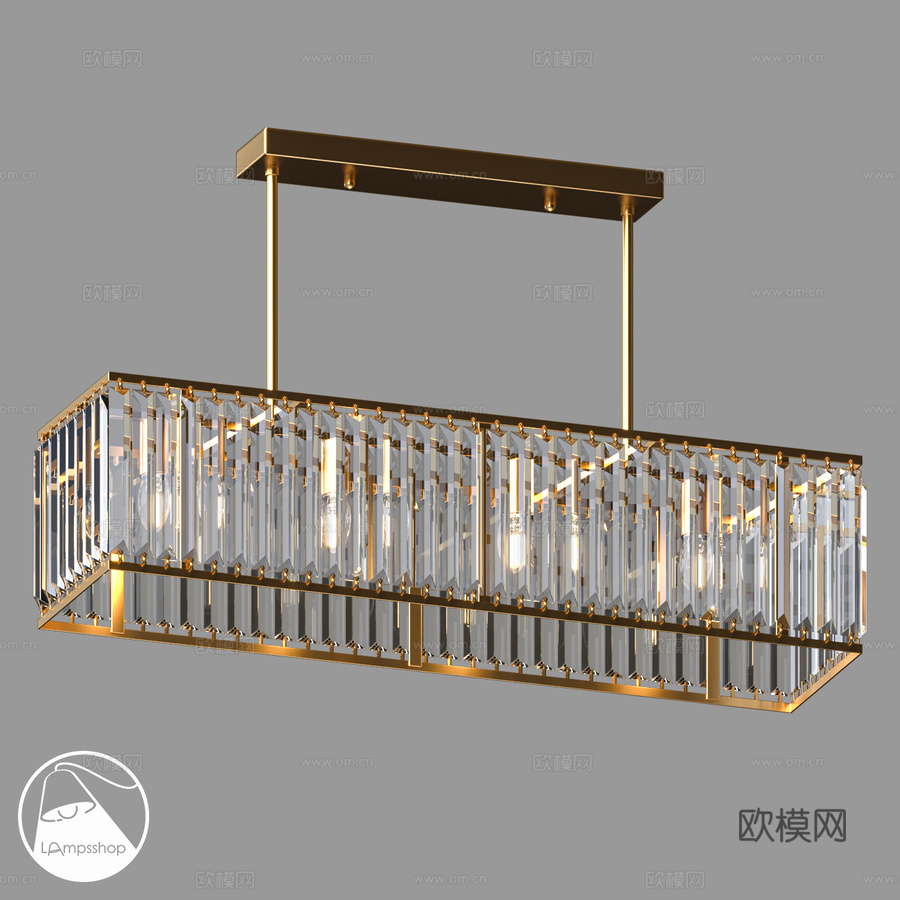 LampsShop.ru L1737 枝形吊灯 Kidolo3d模型下载