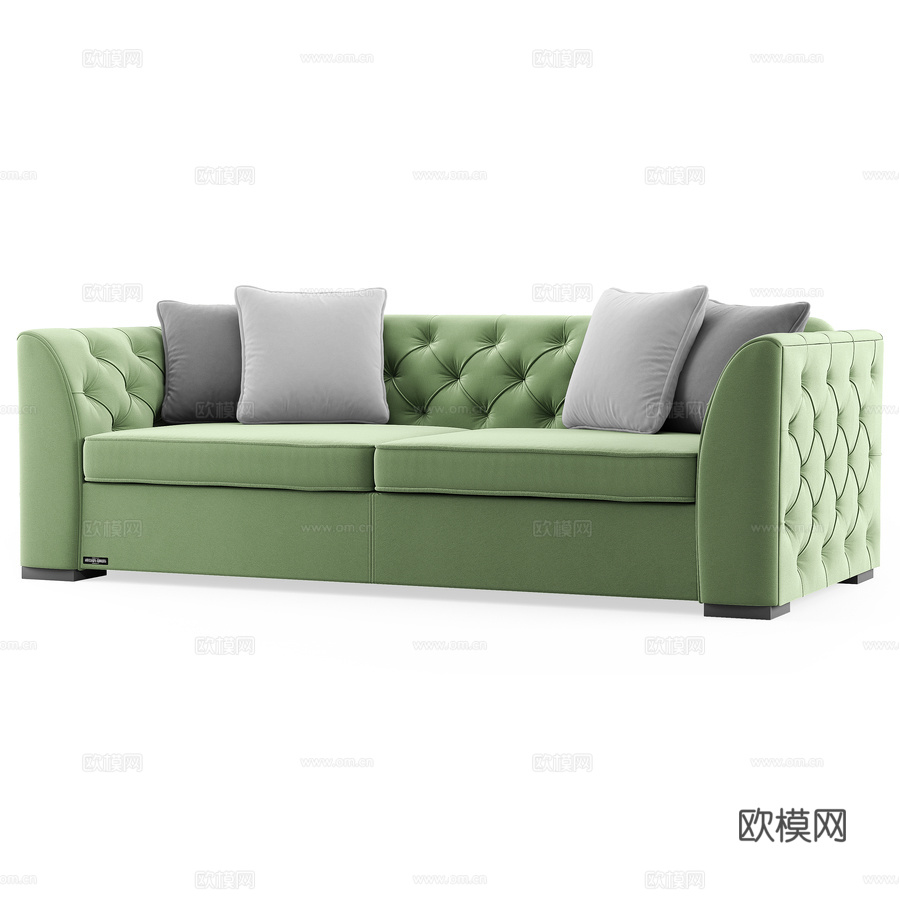 AlexanderOdintsov出品OM棕色款沙发3d模型