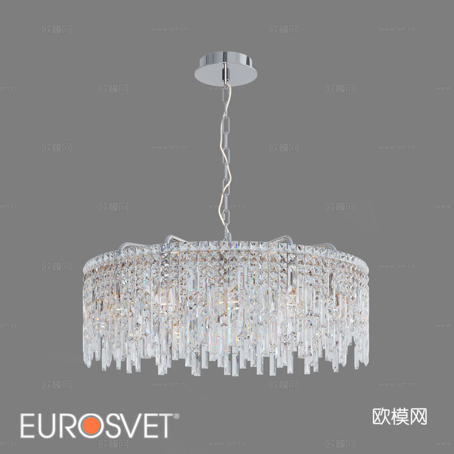 OM水晶吊灯 Eurosvet 601593d模型下载