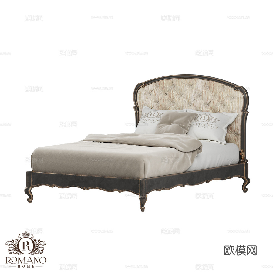 (OM) Lorenzo Light迷你床 罗马诺家居3d模型