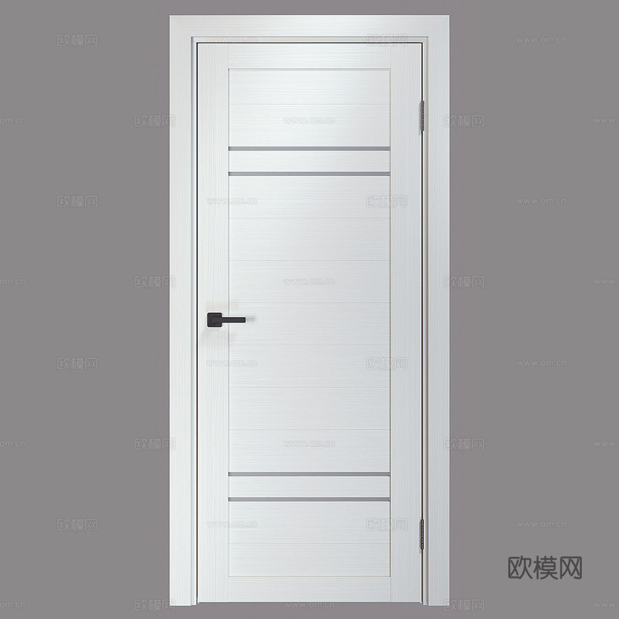 CARDA T-17款室内门 漂白落叶松3d模型