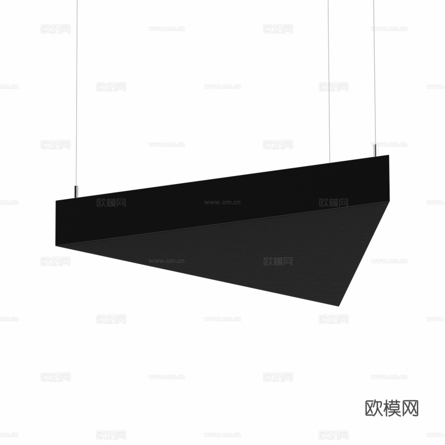 悬挂式LED吸音板三角形OM3d模型下载