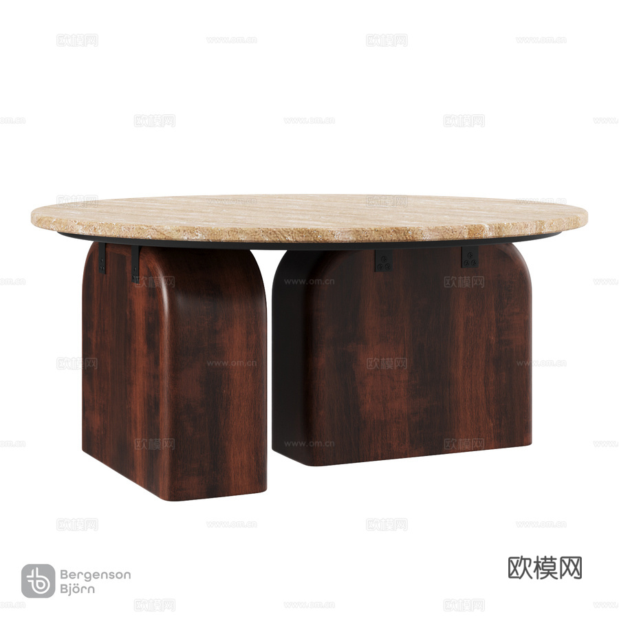 OM_托希尔咖啡桌，伯格森·比约恩3d模型下载