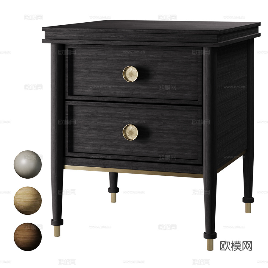 OM床头柜 ALEXANDRITE from GARNETH3d模型下载