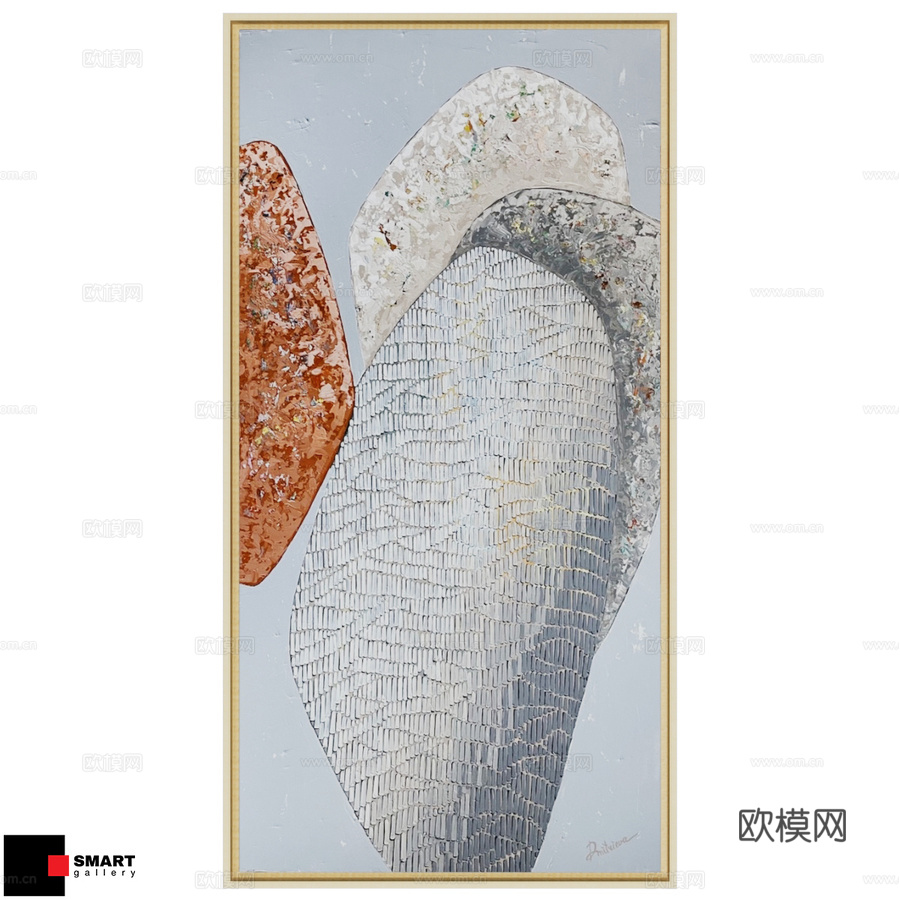 OM绘画《秋日·十一月·柿子2》由SMA出品3d模型下载