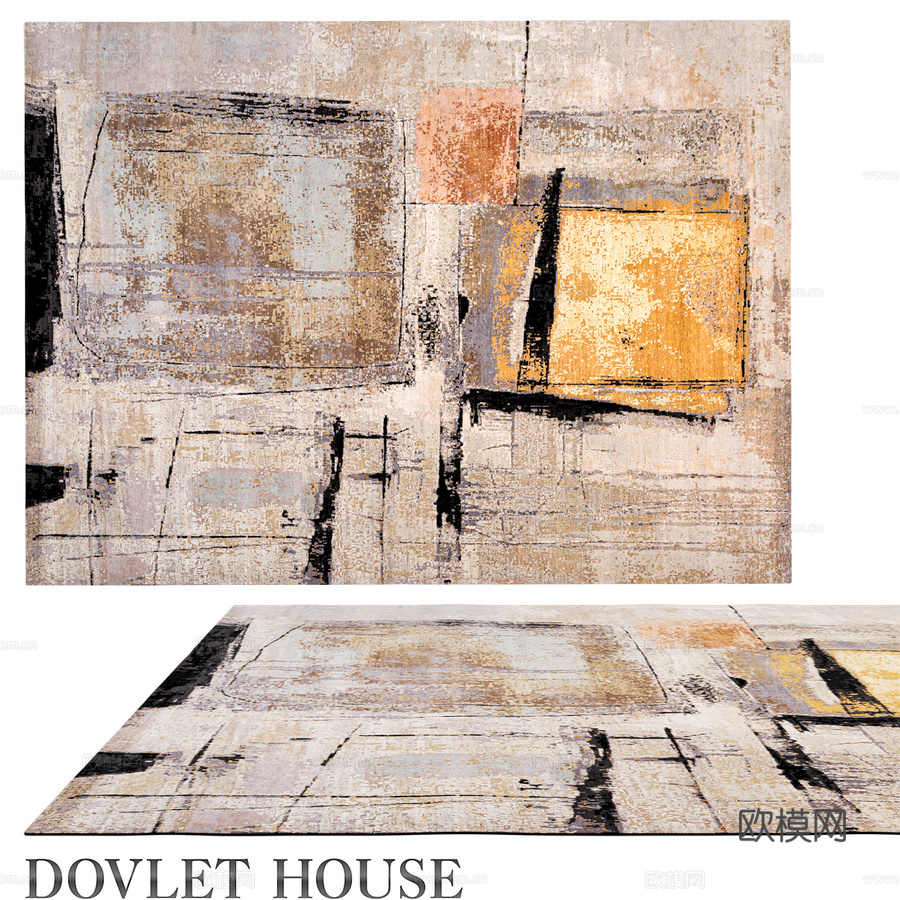 OM地毯 DOVLET HOUSE (art. 20638)3d模型