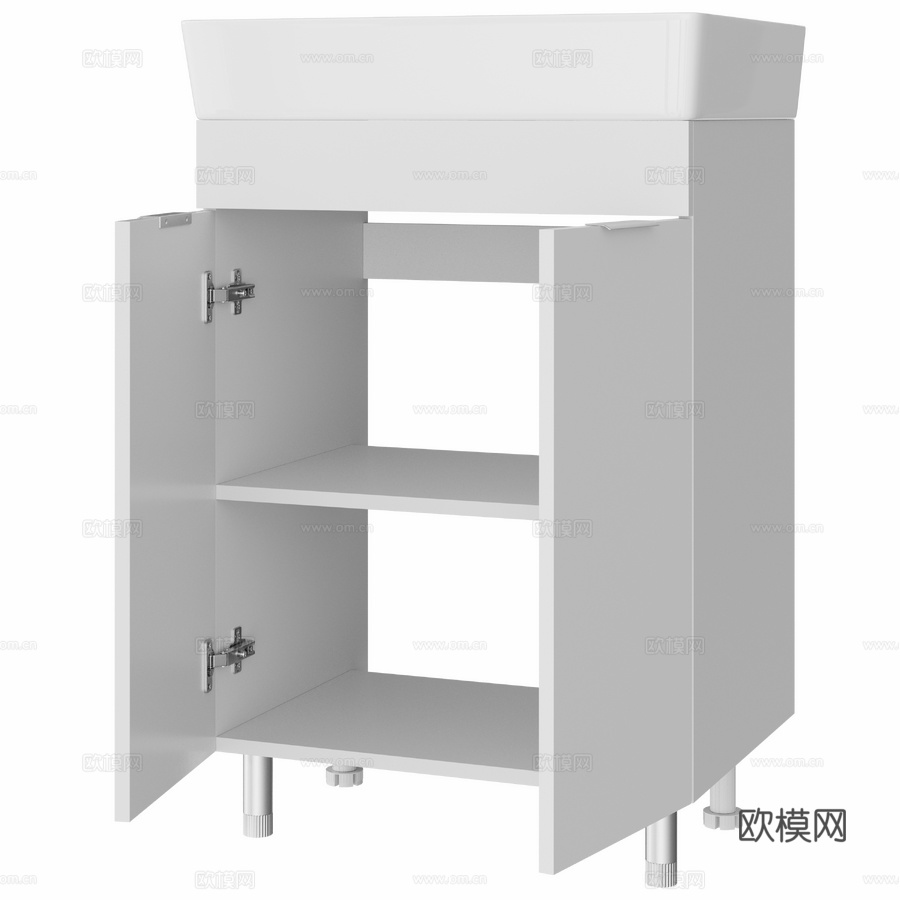 OM 带水槽柜 DIWO Anapa 60 落地式3d模型下载