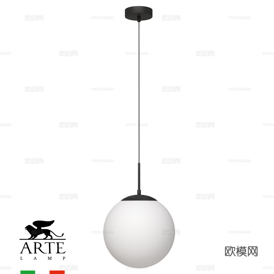 ARTE灯具OM A1561SP-1BK3d模型下载