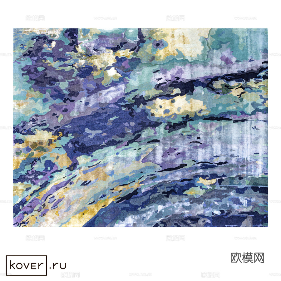 地毯“棱镜N” Kover.ru 生活艺术3d模型