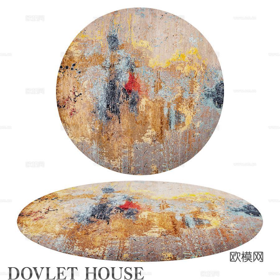 OM地毯 DOVLET HOUSE (art. 21004)3d模型下载