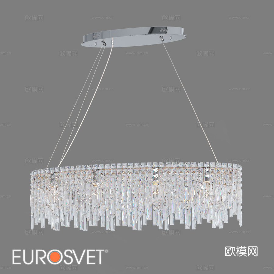OM水晶吊灯 Eurosvet 601593d模型下载