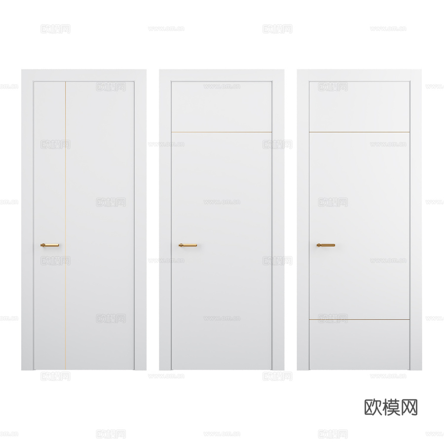 PWB室内门3d模型下载
