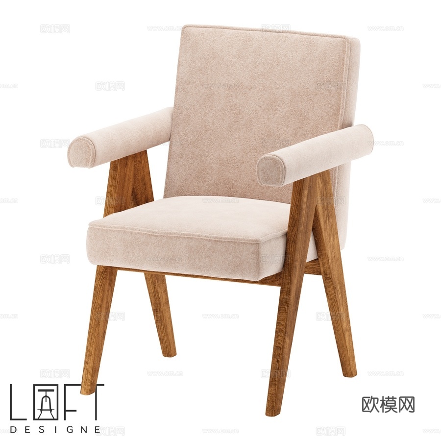 LoftDesigne 33390型号椅子3d模型下载