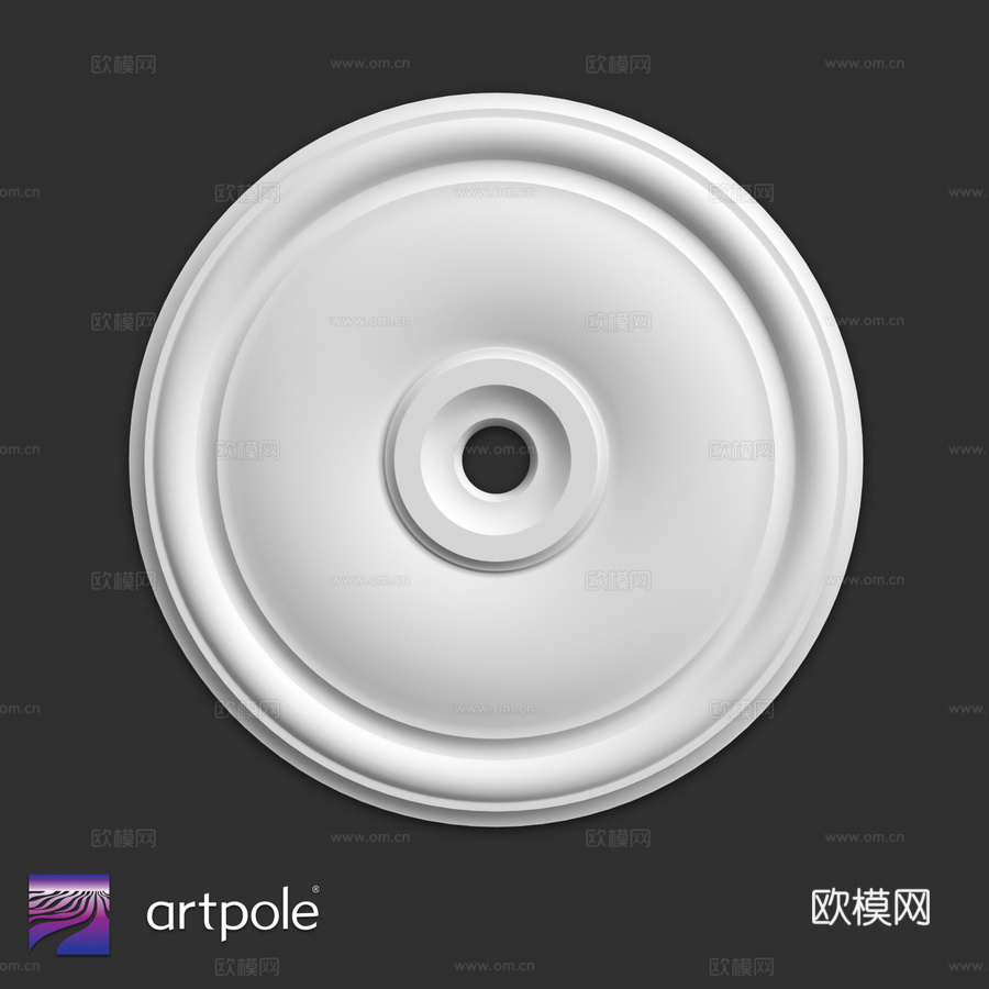 天花板插座 SRT383d模型下载