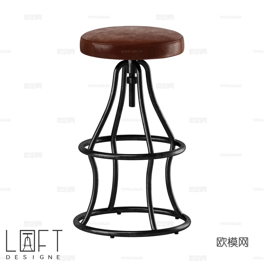吧凳 LoftDesigne 31687 型号3d模型下载