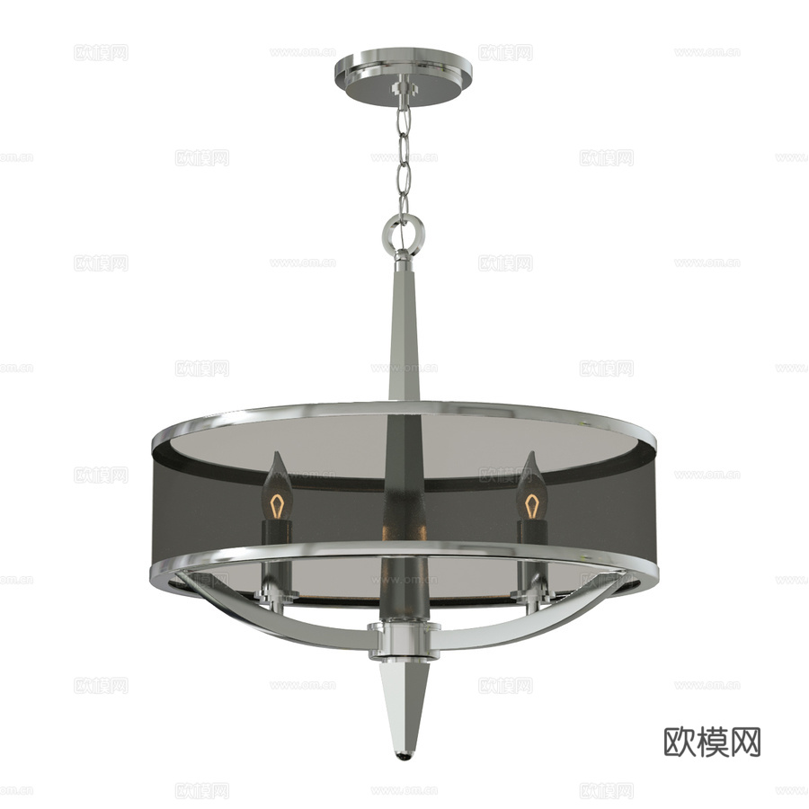 Hinkley 吊灯 QN-ASCHER-3P3d模型下载