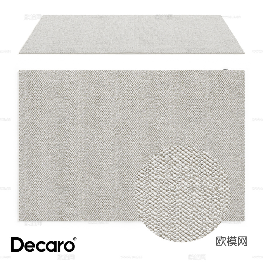 羊毛地毯 Decaro Rugs D1100183d模型下载
