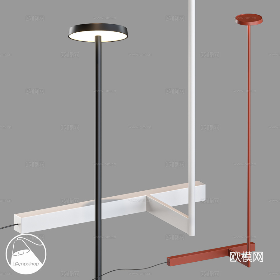 LampsShop.ru T6169落地灯Enrot3d模型下载