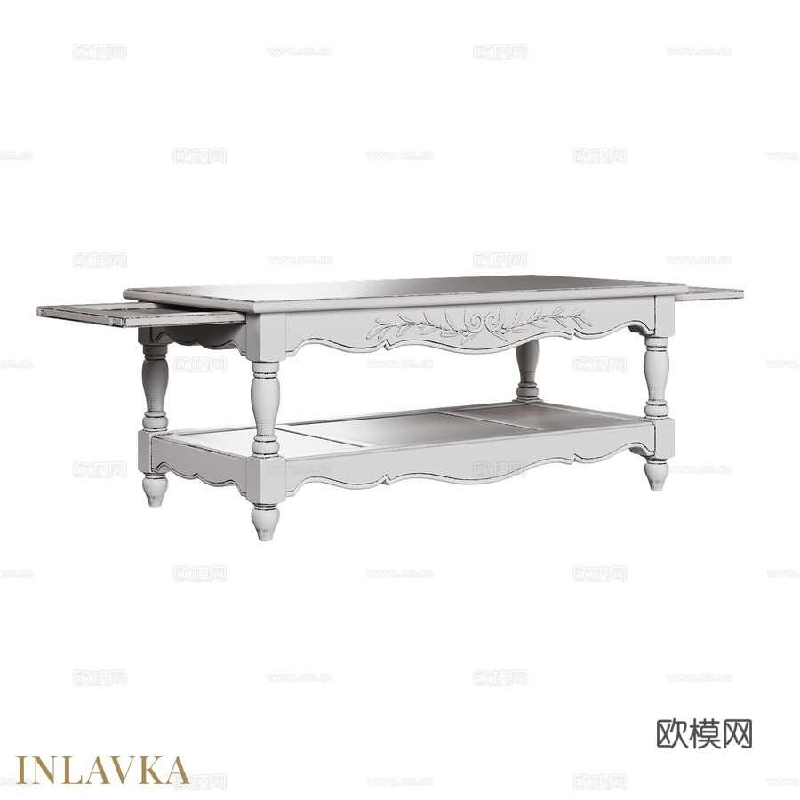 OM 经典风格咖啡桌3d模型下载