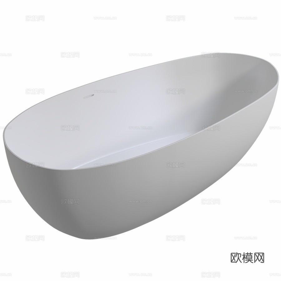 人造石浴缸 ABBER Stein AS96113d模型下载