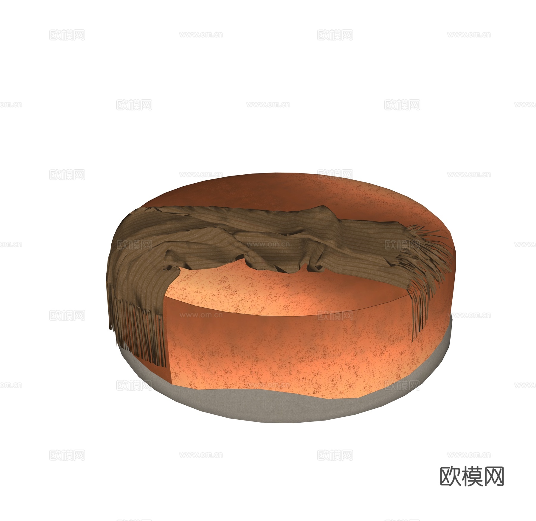 现代沙发凳 矮凳su模型