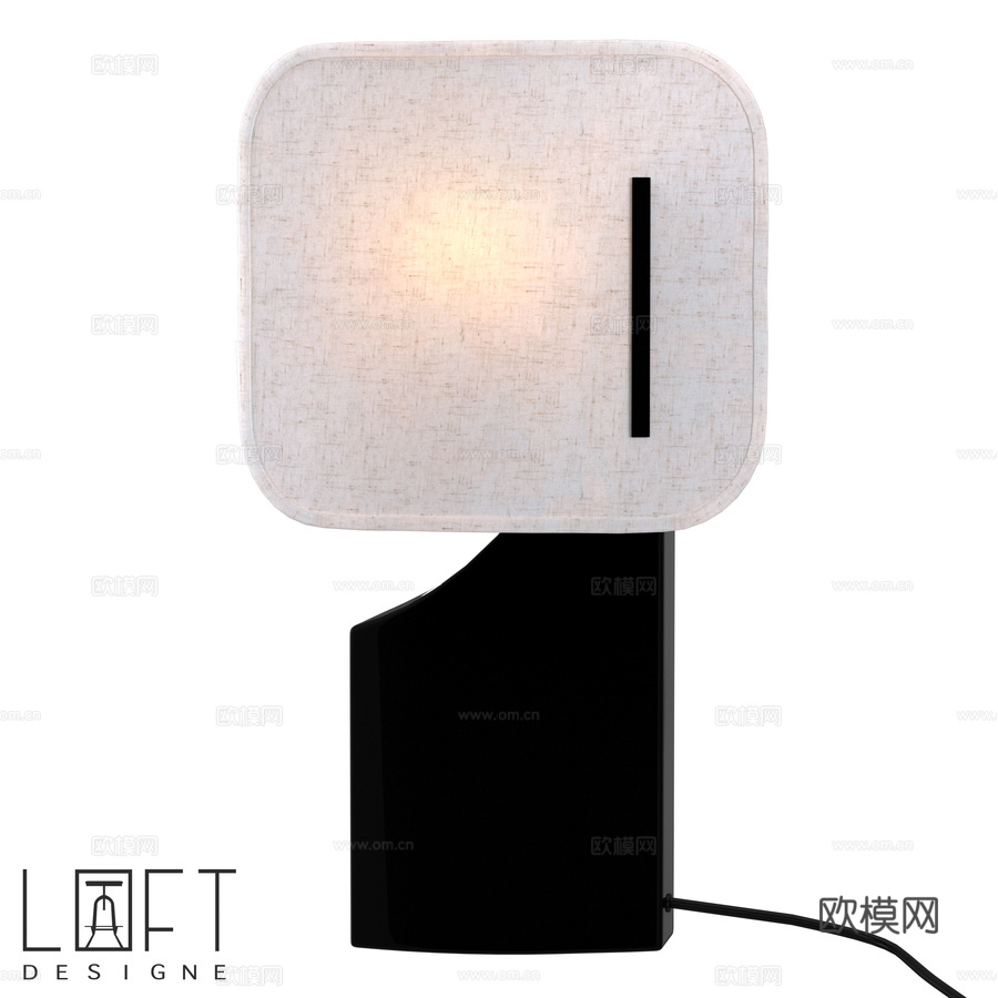 台灯 LoftDesigne 8438 型号3d模型下载