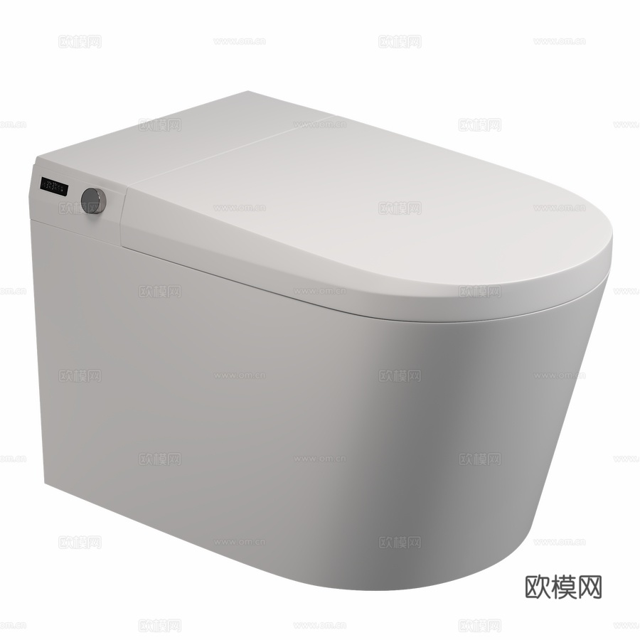 ABBER Bequem AC1119S 电子坐便器（壁挂式3d模型下载