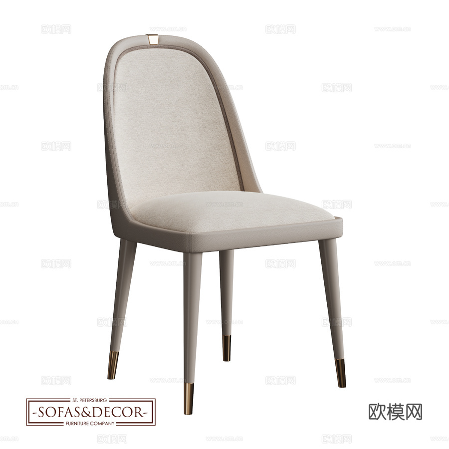 沙发&amp;装饰 椅子 SD-6233d模型下载