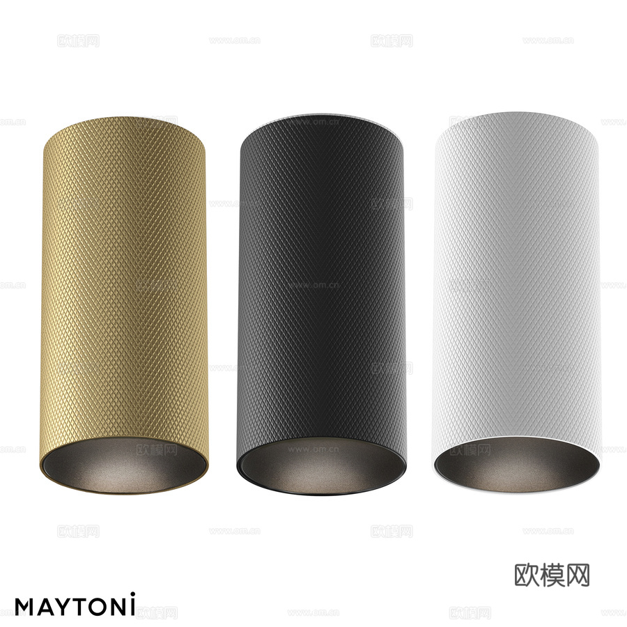 吸顶灯 Artisan C080CL-01-GU10-B,3d模型下载