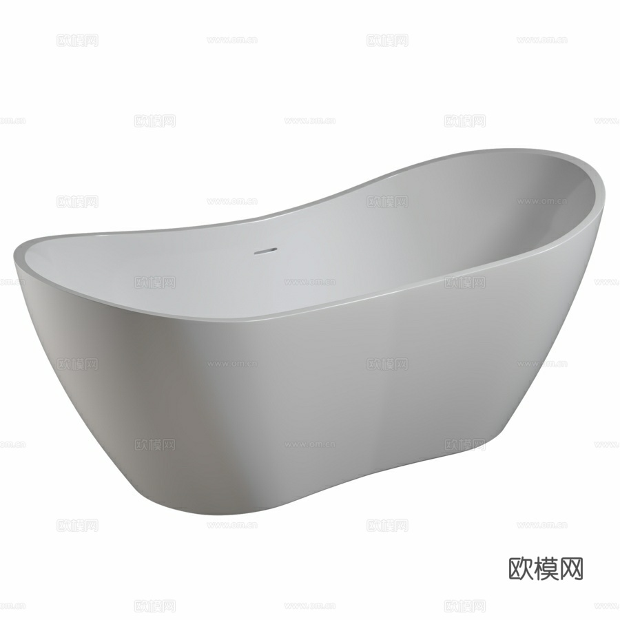 亚克力浴缸 ABBER AB93223d模型下载